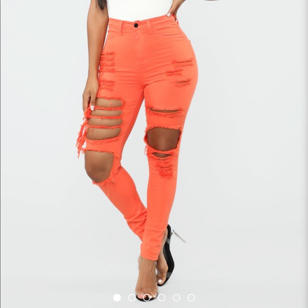 Distressed Denim Jeans